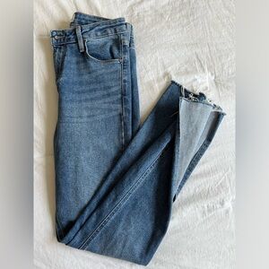 Just Black Denim Size 26 High Rise Straight leg split ankle